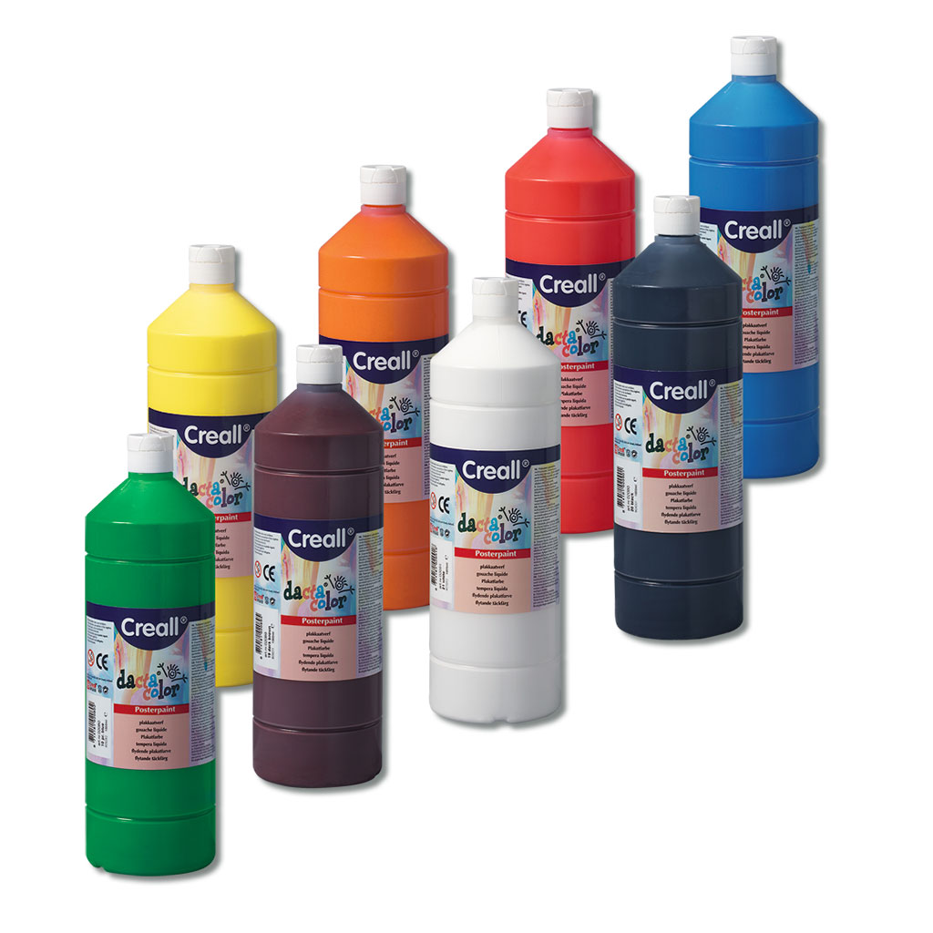 Creall® Dacta Color Schul-Temperafarben, 1.000 ml