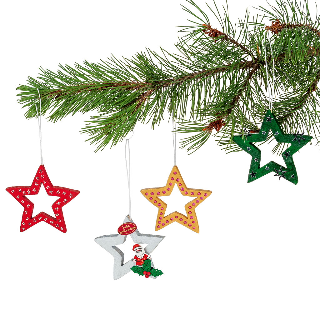 Holzanhänger Stern