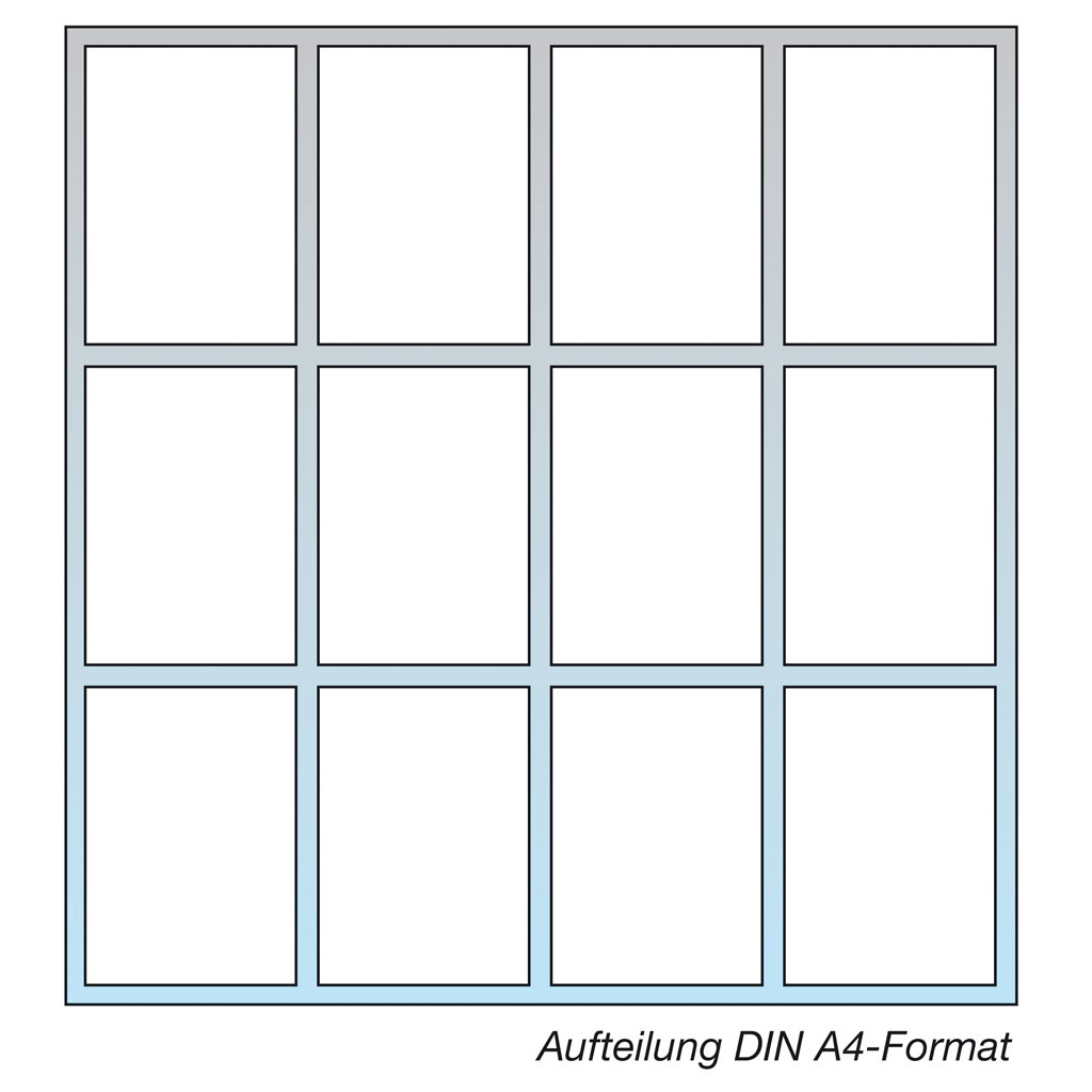 Informationsvitrinen - Alu Tiefe: 5,4 cm