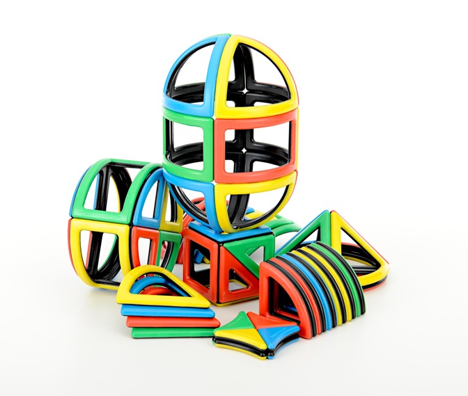 Magnetic Polydron Sphera 3D-Geometriebauteile Klassenset