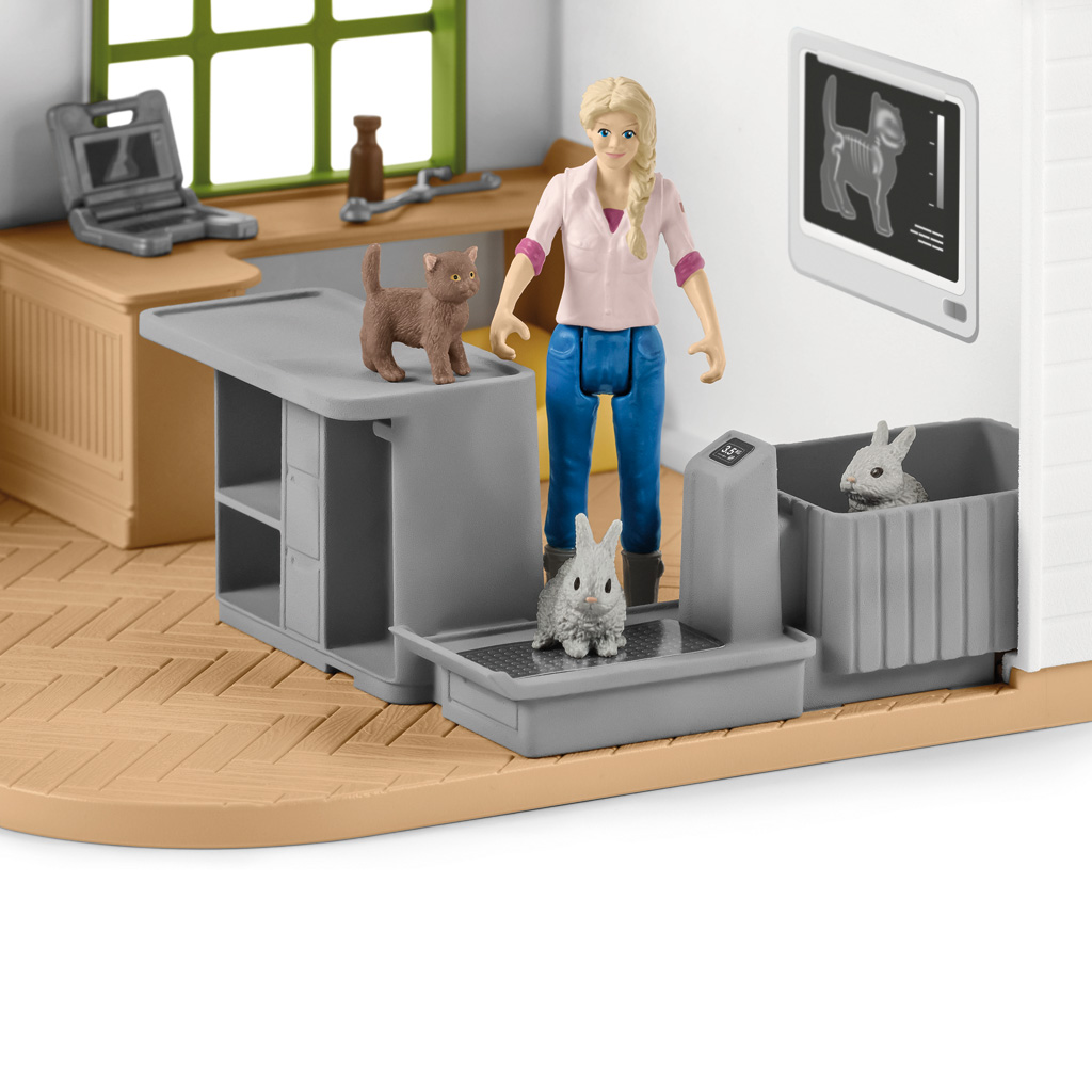 Schleich® Tierarzt-Praxis mit Haustieren