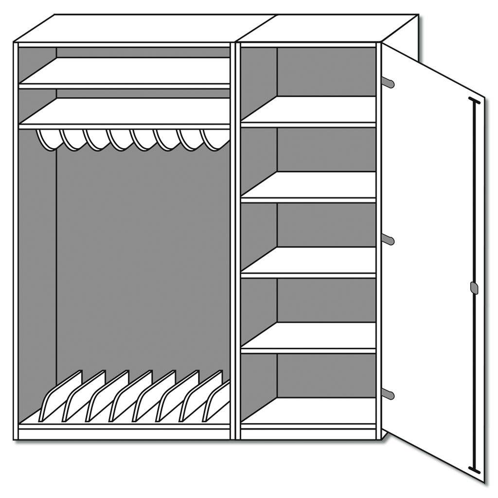 Liegepolsterschrank Venus