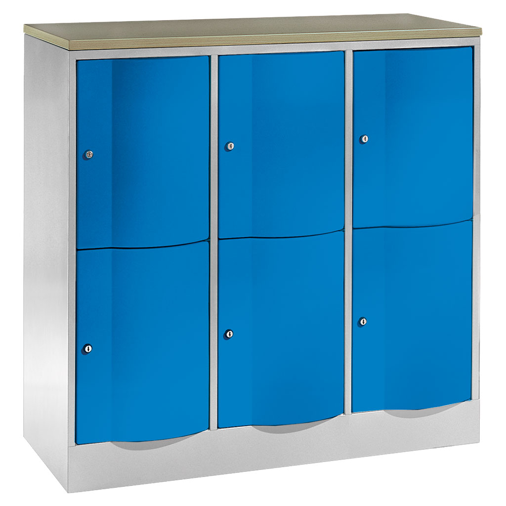 Großraum-Schließfachschrank, 3-reihig Großraum-Schließfachschrank, 3-reihig