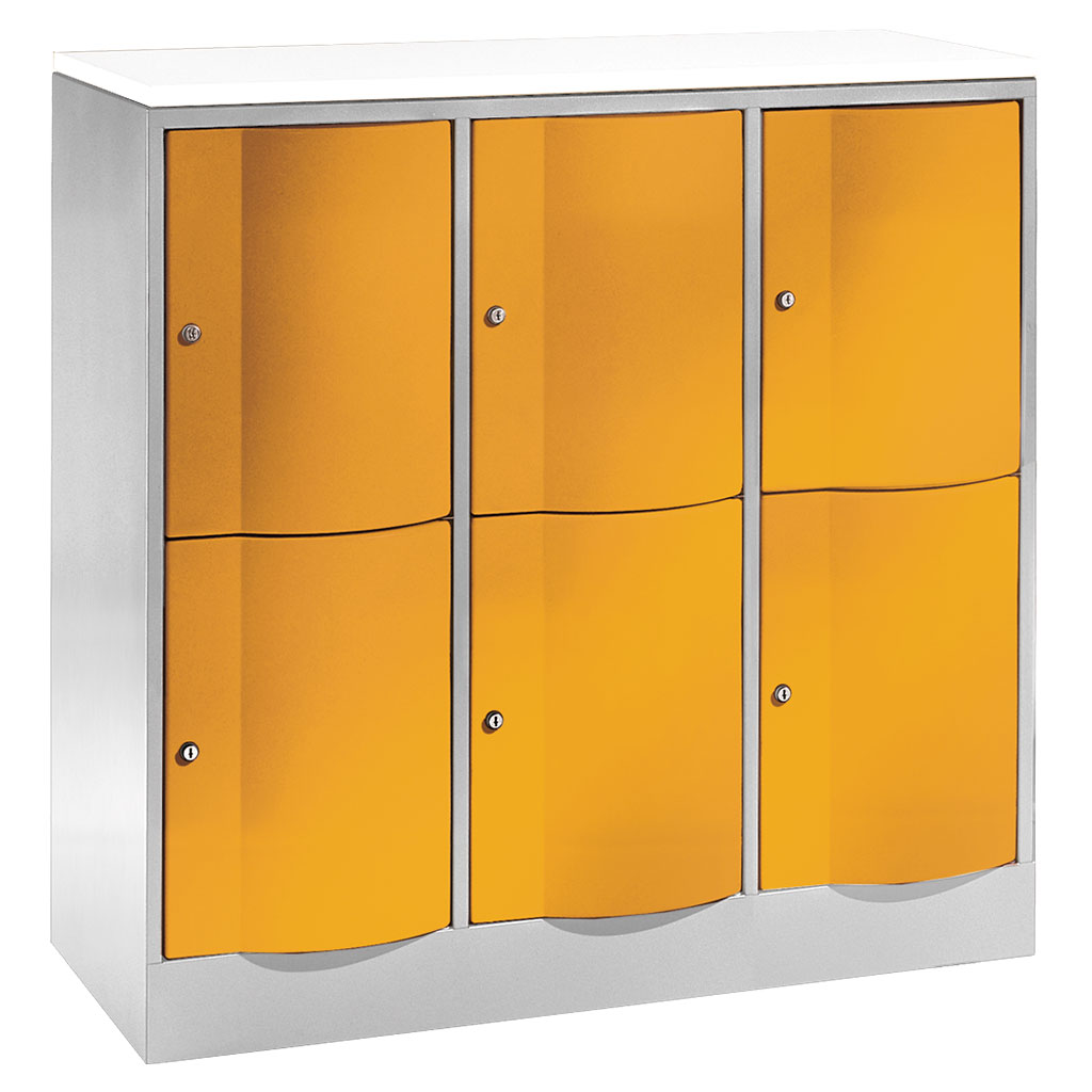 Großraum-Schließfachschrank, 3-reihig Großraum-Schließfachschrank, 3-reihig