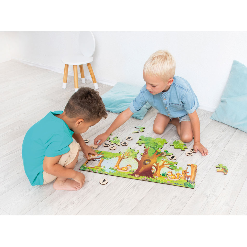 Beleduc® XXL-Puzzle Nuki & Friends