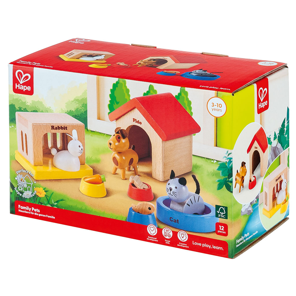Haustiere aus Holz