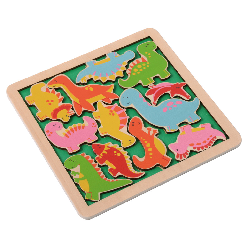 Holzpuzzles, 5er-Set