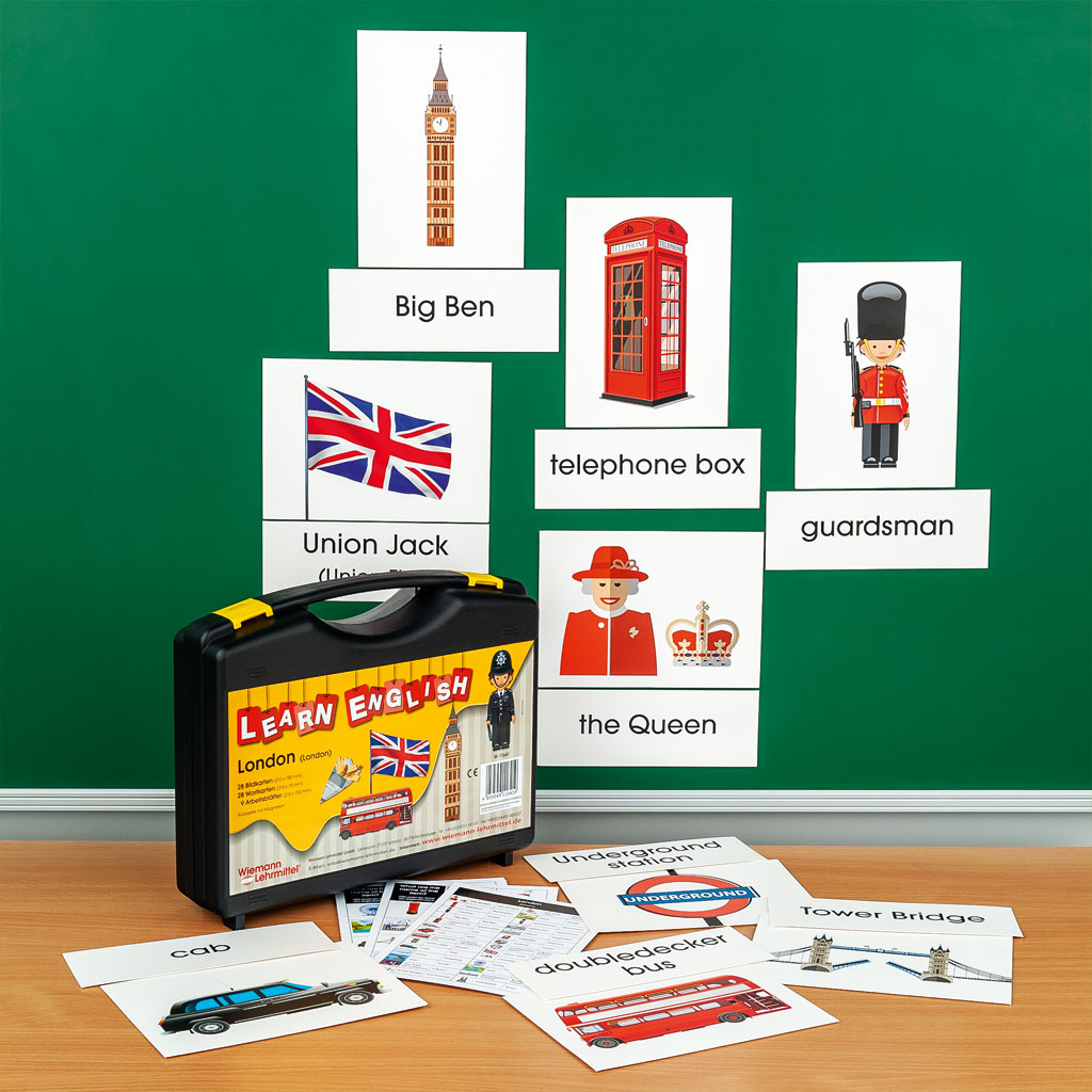 LEARN ENGLISH London-Bild Auf diesem Bild ist das Produkt mit der Art.Nr.: W-11641 zu sehen