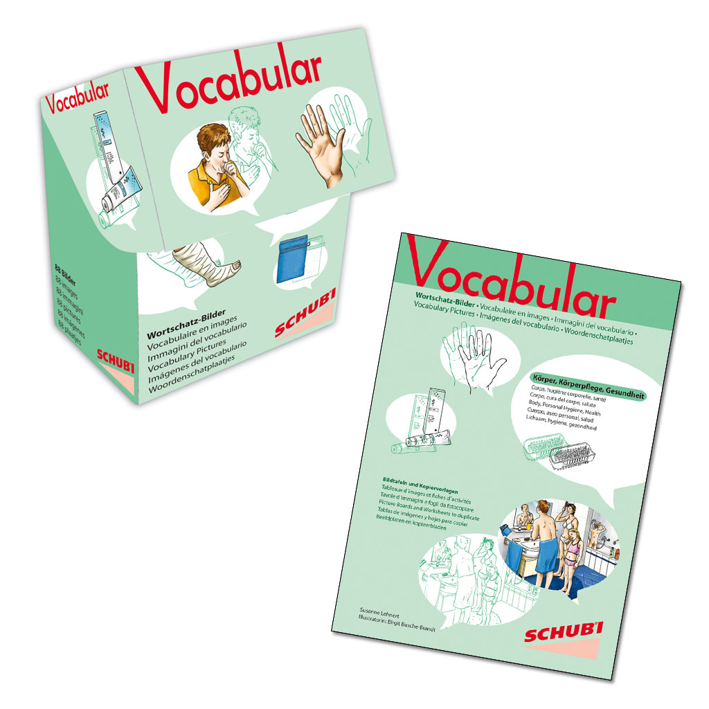 Vocabular – Bilderbox &amp; Kopiervorlagen - Körper, Körperpflege, Gesundheit