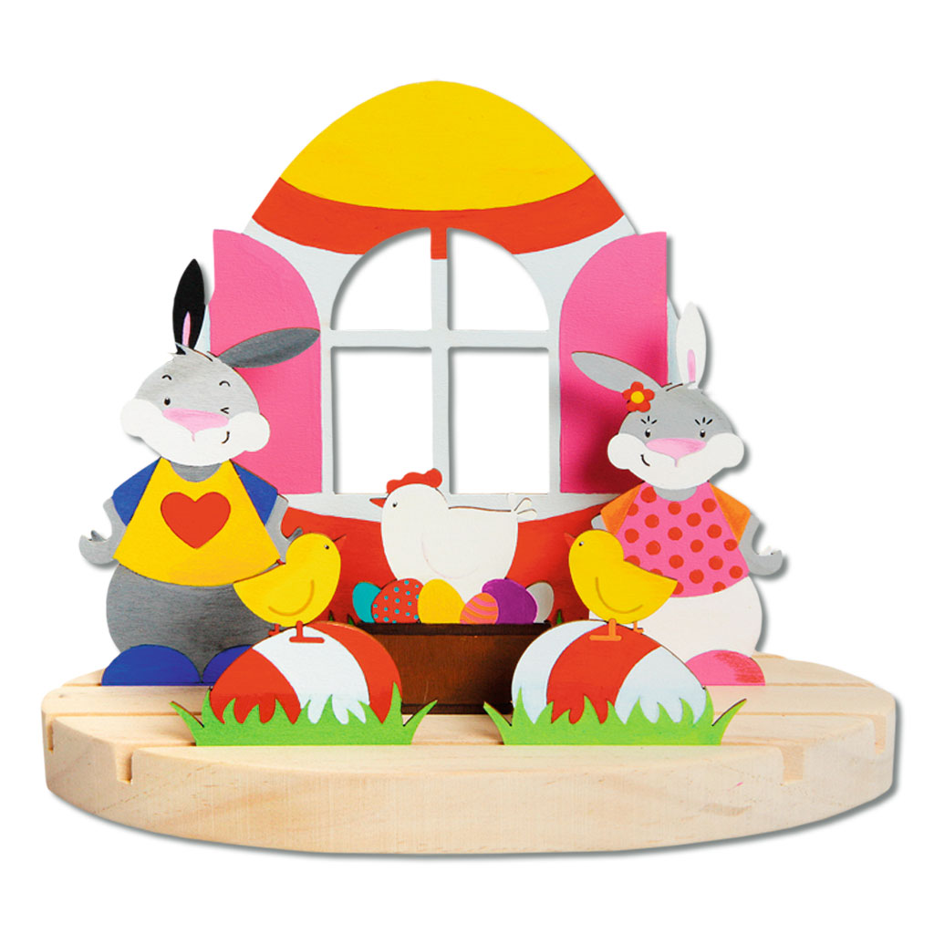 temp91870c-ostern-mit-der-familieUvnQFDcnRpiIg Teelichthalter Ostern mit der Familie, blanko, 8 Teile