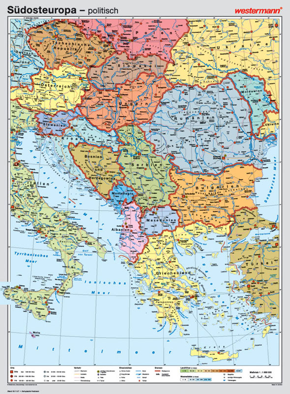 Südosteuropa, VS physisch / RS politisch