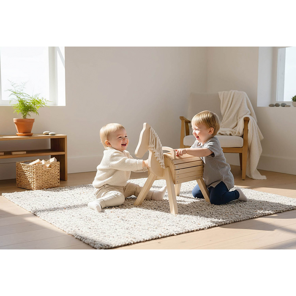 Kleines Holzpferd Nelli