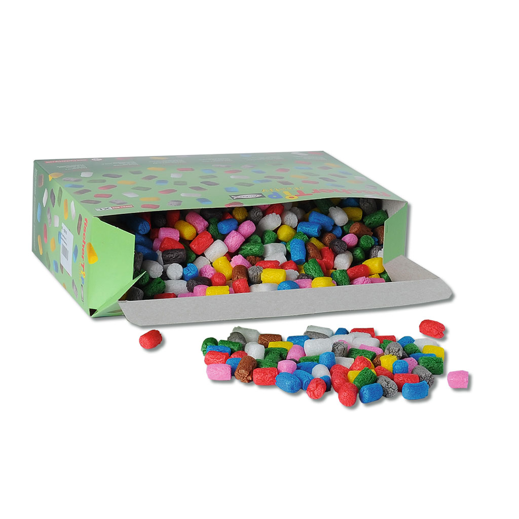 Fischer Tip Creativ Mais-Sticks Refill Box XL, 1.200 Teile