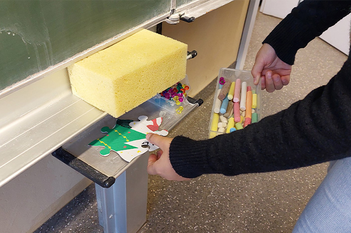 Puzzleteile der Schnitzeljagd