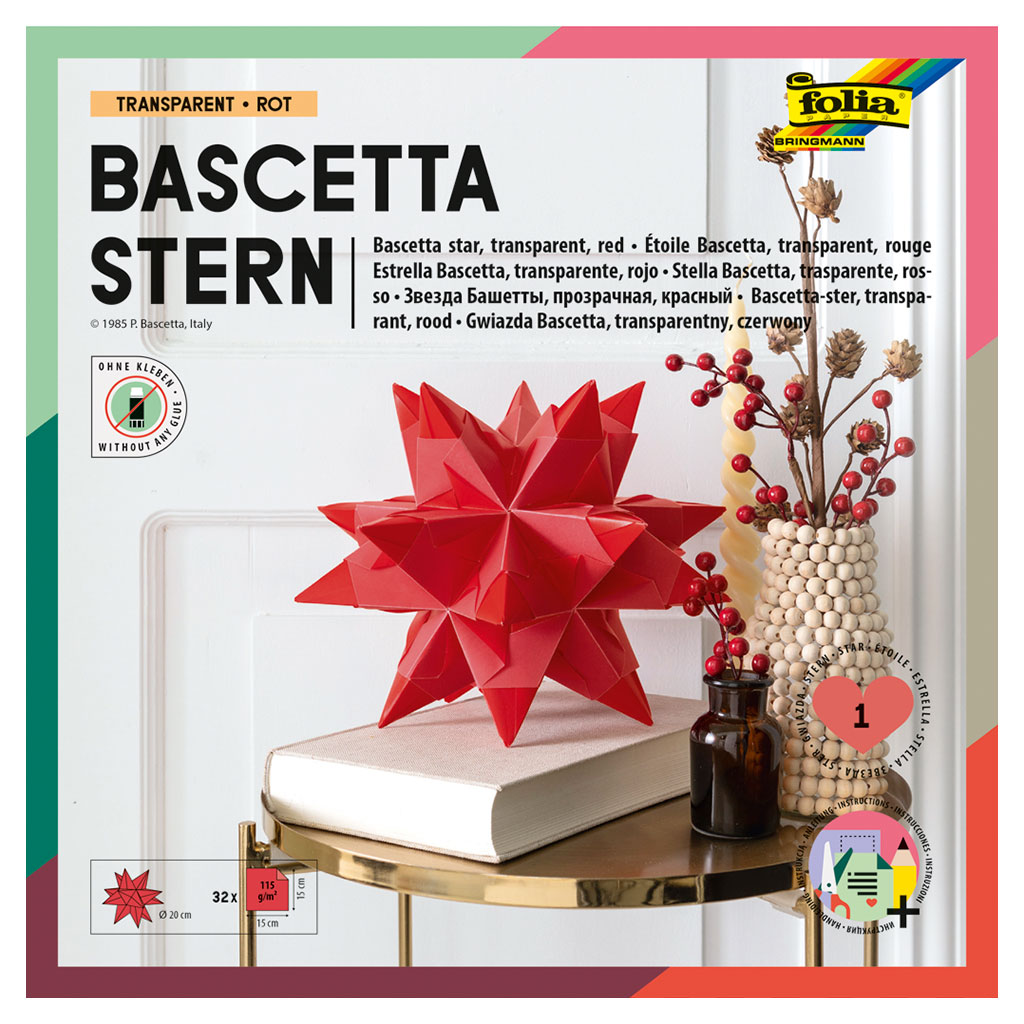 Folia® Bascetta Stern-Bastelset