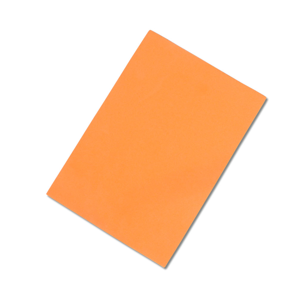 Moosgummi, 10 Bogen in einer Farbe, 20 x 29 cm