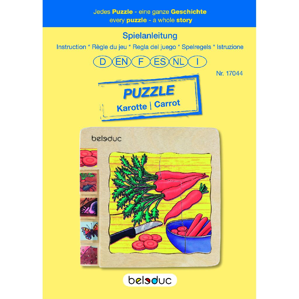 Lagenpuzzle Karotte