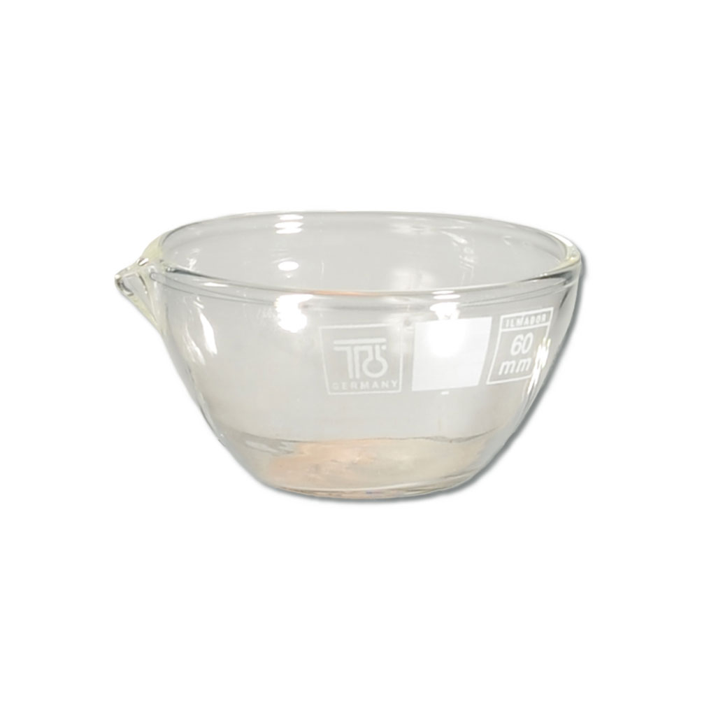 Abdampfschale mit Ausguss, rund, Borosilikat 3.3