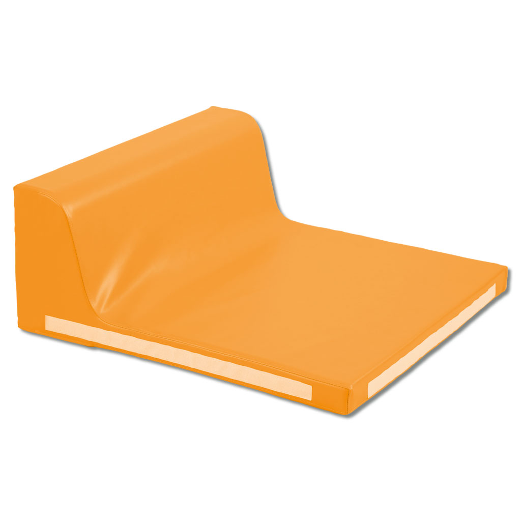 Matte mit Lehne - orange