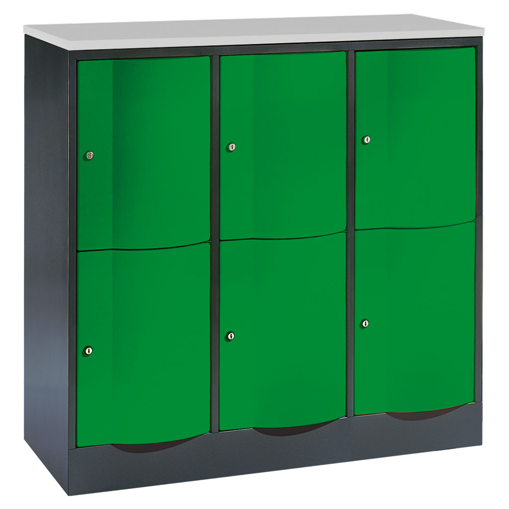 Großraum-Schließfachschrank, 3-reihig Großraum-Schließfachschrank, 3-reihig