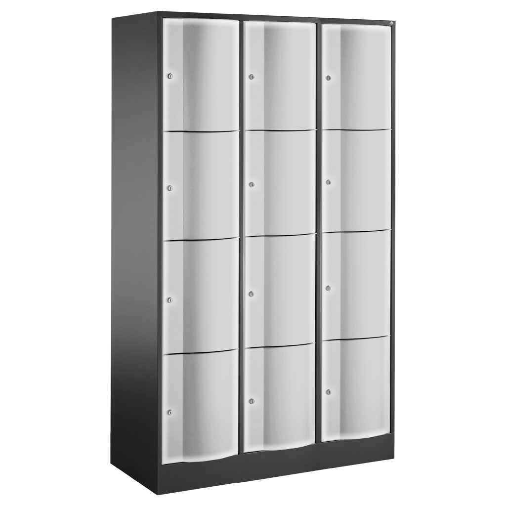 Großraum-Schließfachschrank, 3-reihig Großraum-Schließfachschrank, 3-reihig