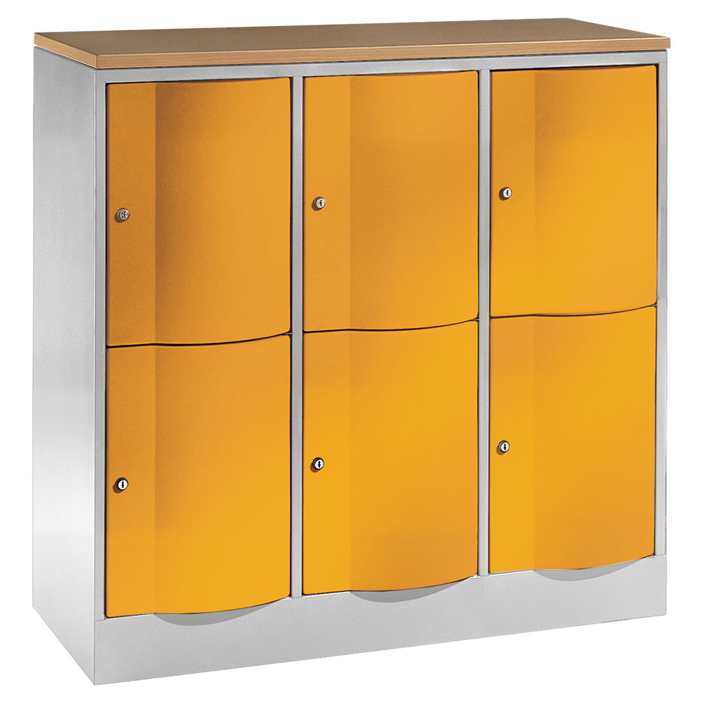 Großraum-Schließfachschrank, 3-reihig Großraum-Schließfachschrank, 3-reihig