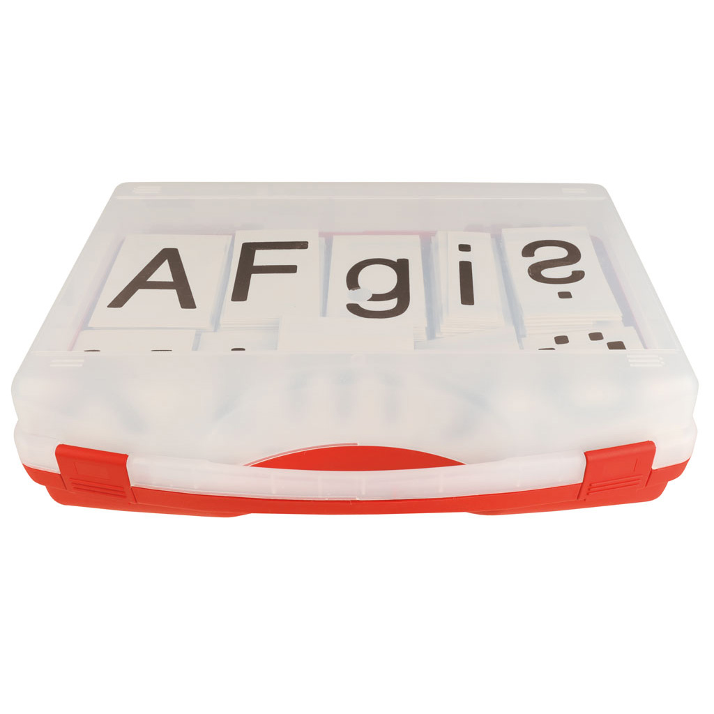 Magnetischer Buchstabensatz