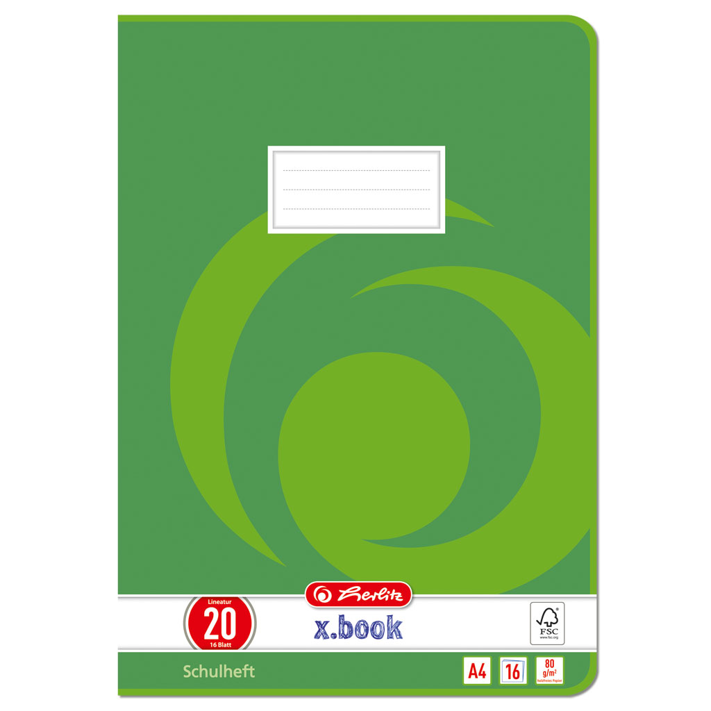 Herlitz® Schulheft DIN A4