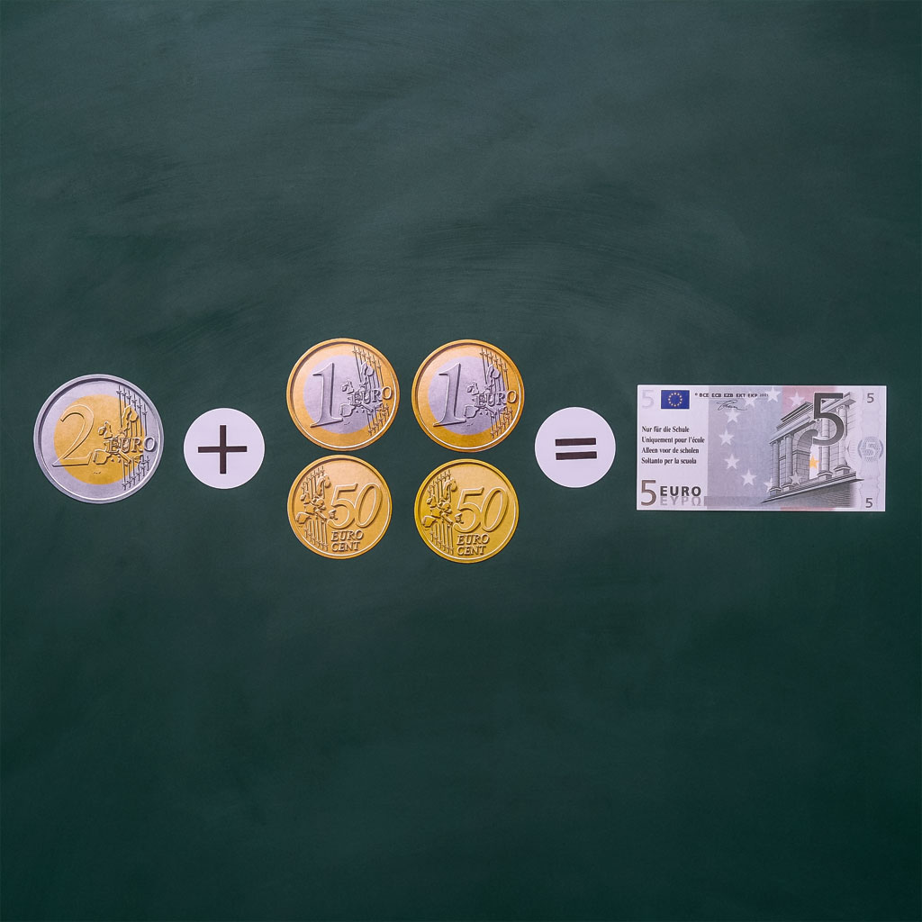 Großer Euro-Rechengeldsatz