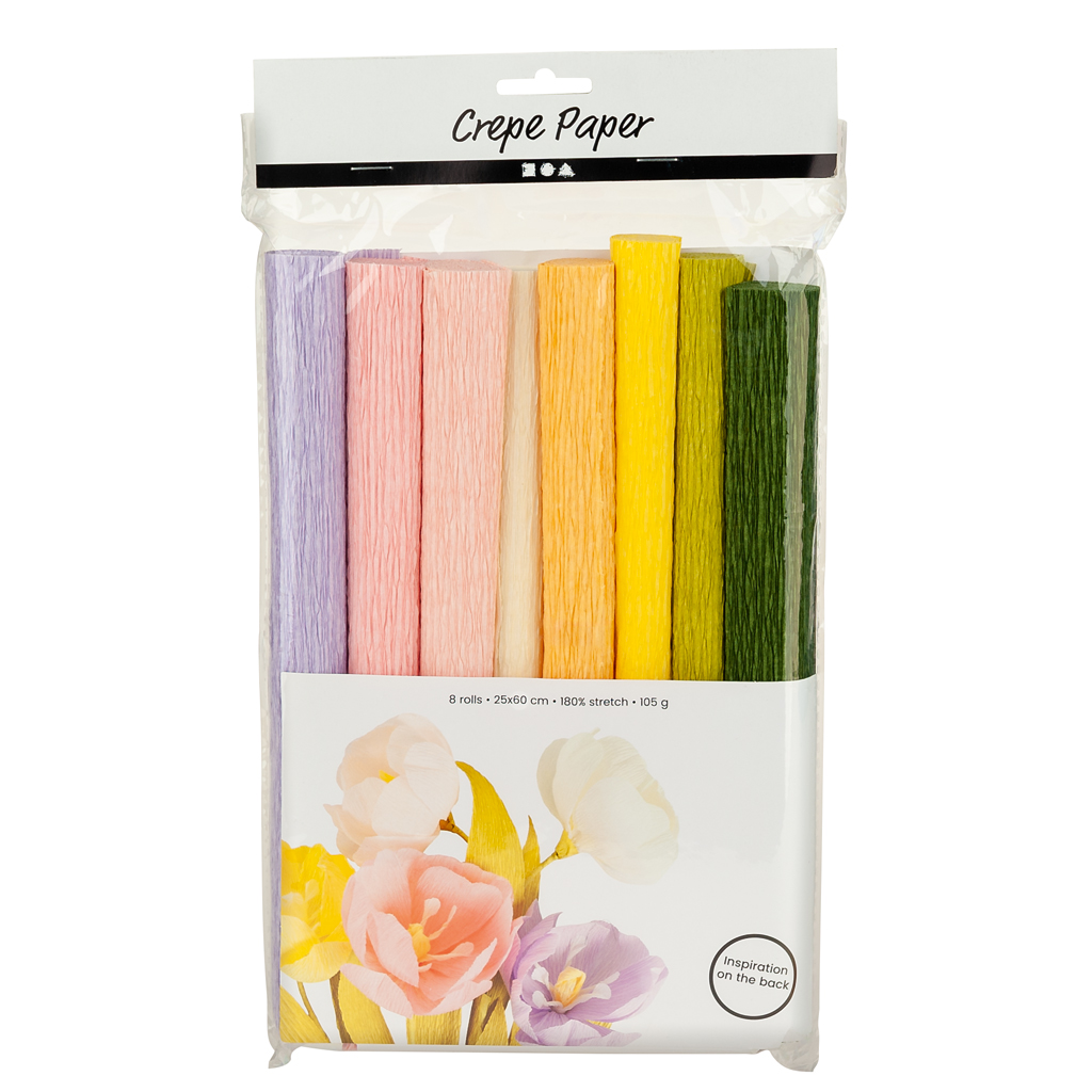 Krepppapier Pastell 105 g/cm²