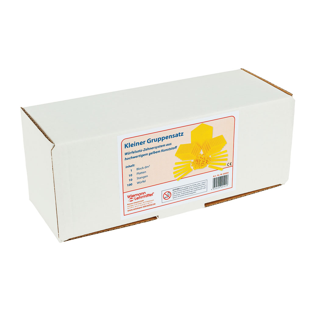 Würfelsatz-Zehnersystem – Kleiner Gruppensatz Würfelsatz-Zehnersystem – Kleiner Gruppensatz