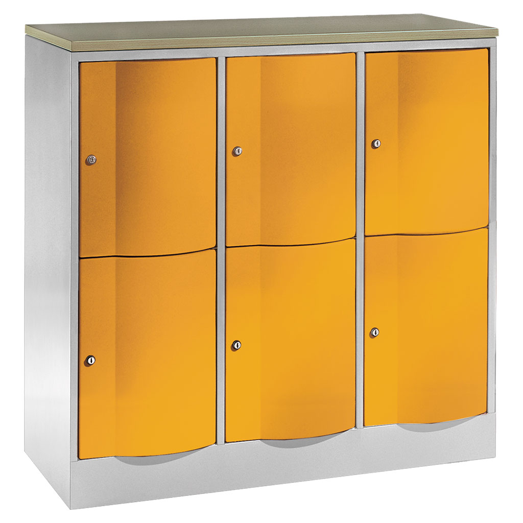 Großraum-Schließfachschrank, 3-reihig Großraum-Schließfachschrank, 3-reihig