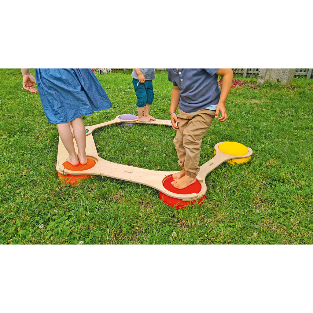 pedalo® Stapelbaustein Balanciersteg Set