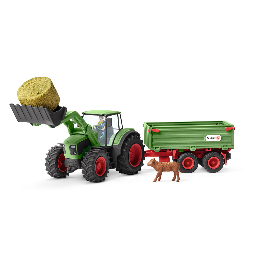 Schleich® Traktor mit Anhänger