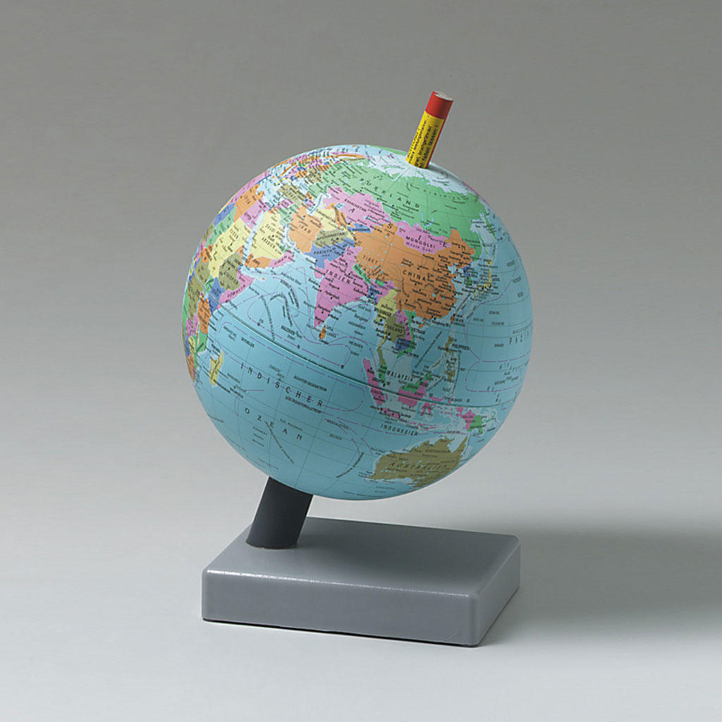 Globus zur Darstellung des Erdmagnetfeldes