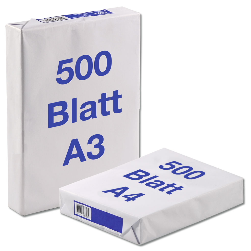 Drucker- und Kopierpapier 80 g/m², 500 Blatt