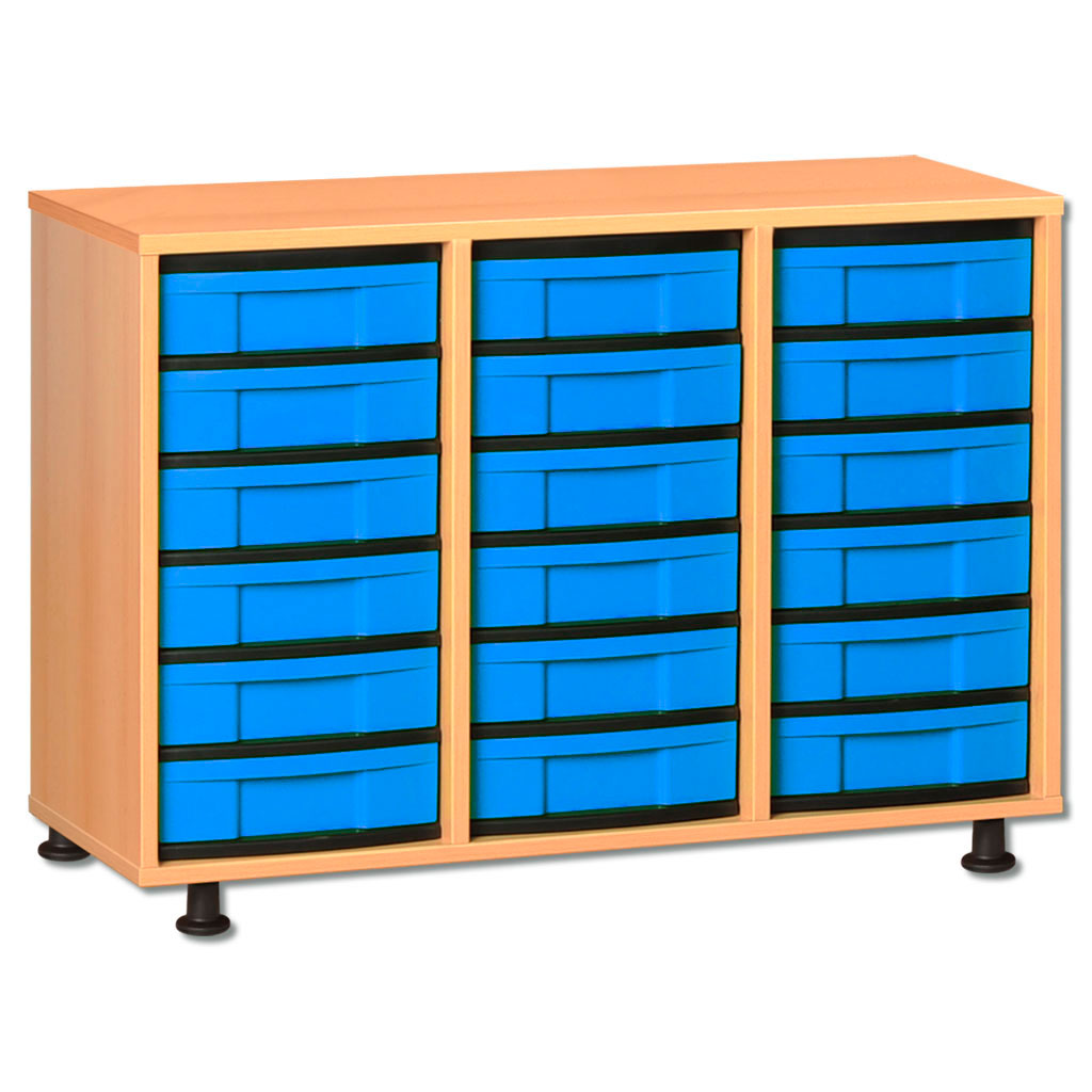 Modulus® Eigentumsschrank, 3-reihig, fahrbar oder feststehend