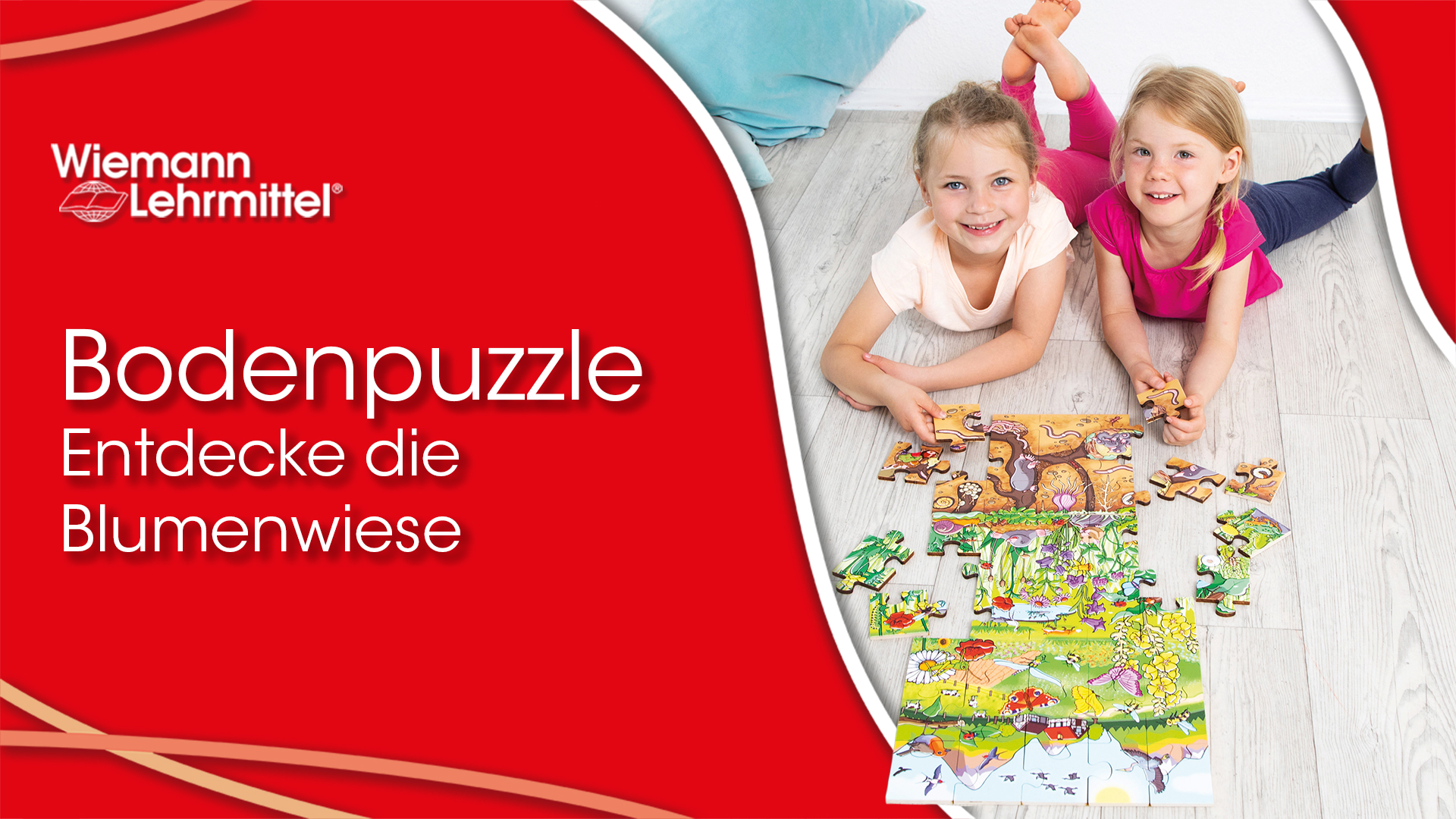W-83191_Bodenpuzzle_Entdecke_die_Blumenwiese_Wiemann-Lehrmittel Video_zu_W-83191_Bodenpuzzle_Entdecke_die_Blumenwiese_Wiemann-Lehrmittel