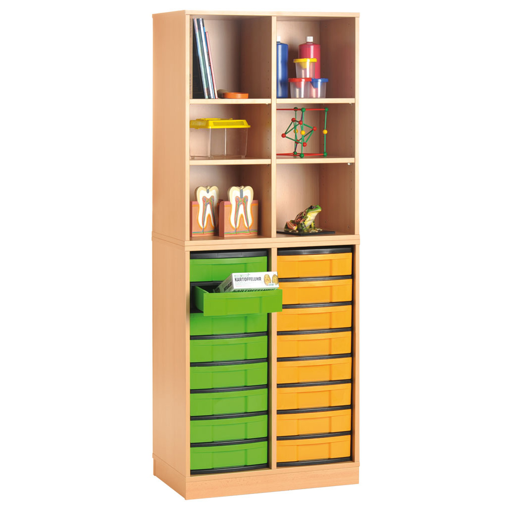 temp43051xWSUOAsLXOHpg Modulus® Klassenraum-Regal, 2-reihig