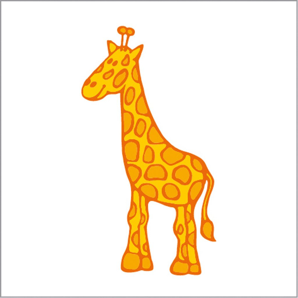 Erkennungsschilder Tiere Aufkleber