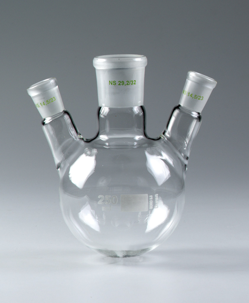 Rundkolben, Mehrhals, Borosilikat