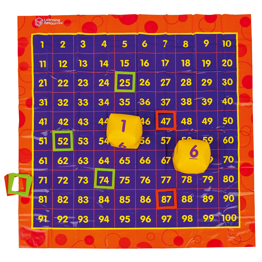 Hundertertafel für den Fußboden Hundertertafel für den Fußboden