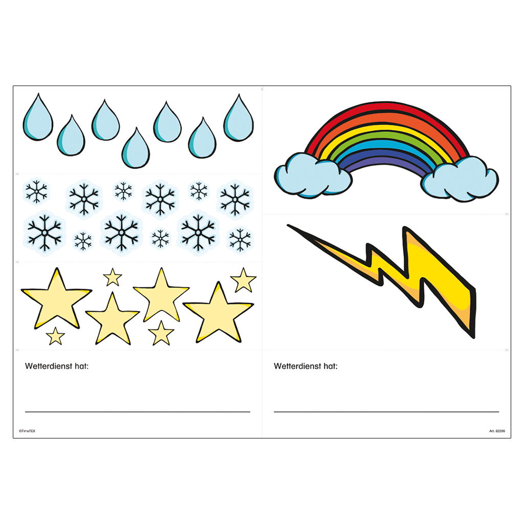 Wettersymbole-Bild Auf diesem Bild ist das Produkt mit der Art.Nr.: W-83610 zu sehen