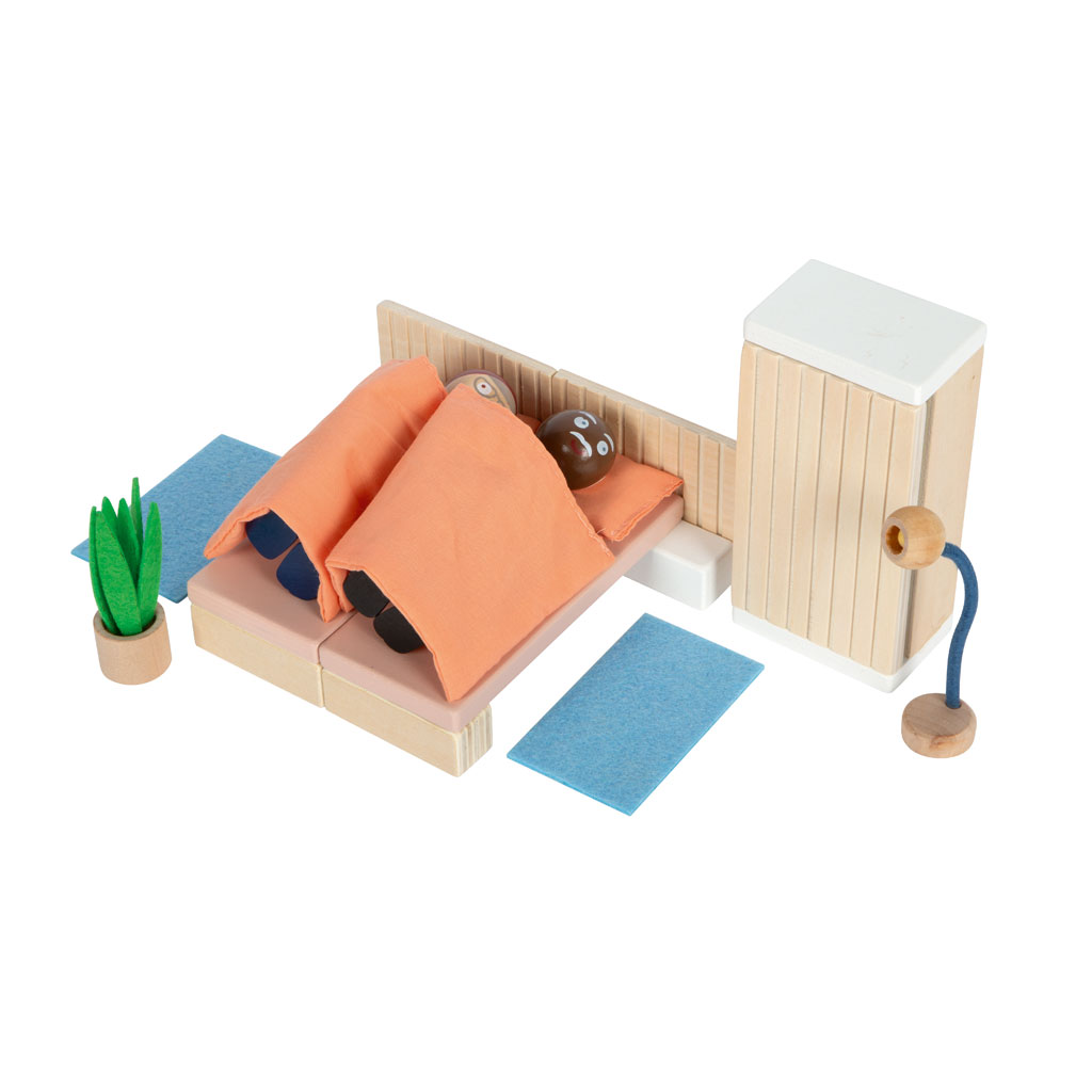 Puppenhausmöbel Schlafzimmer