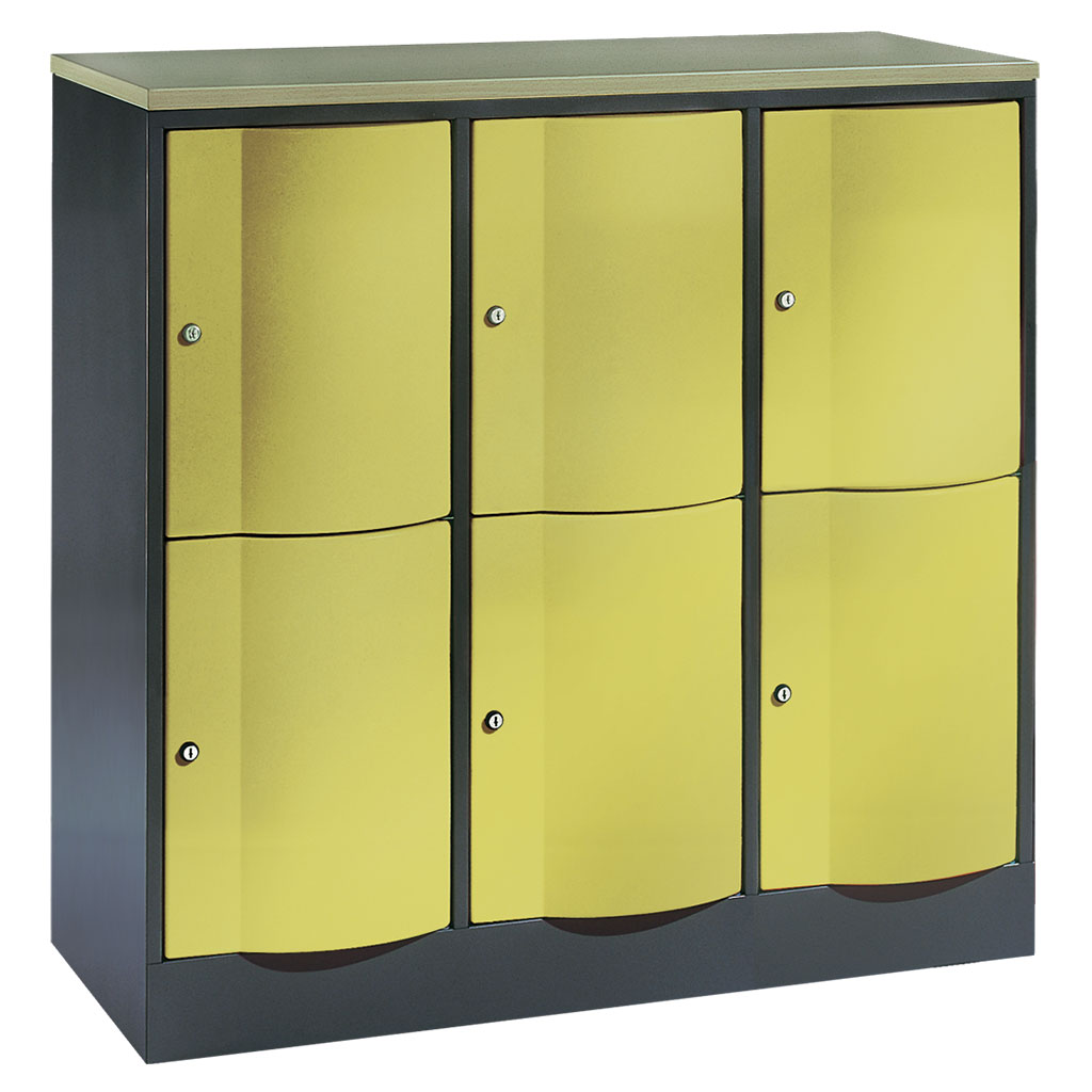 Großraum-Schließfachschrank, 3-reihig Großraum-Schließfachschrank, 3-reihig