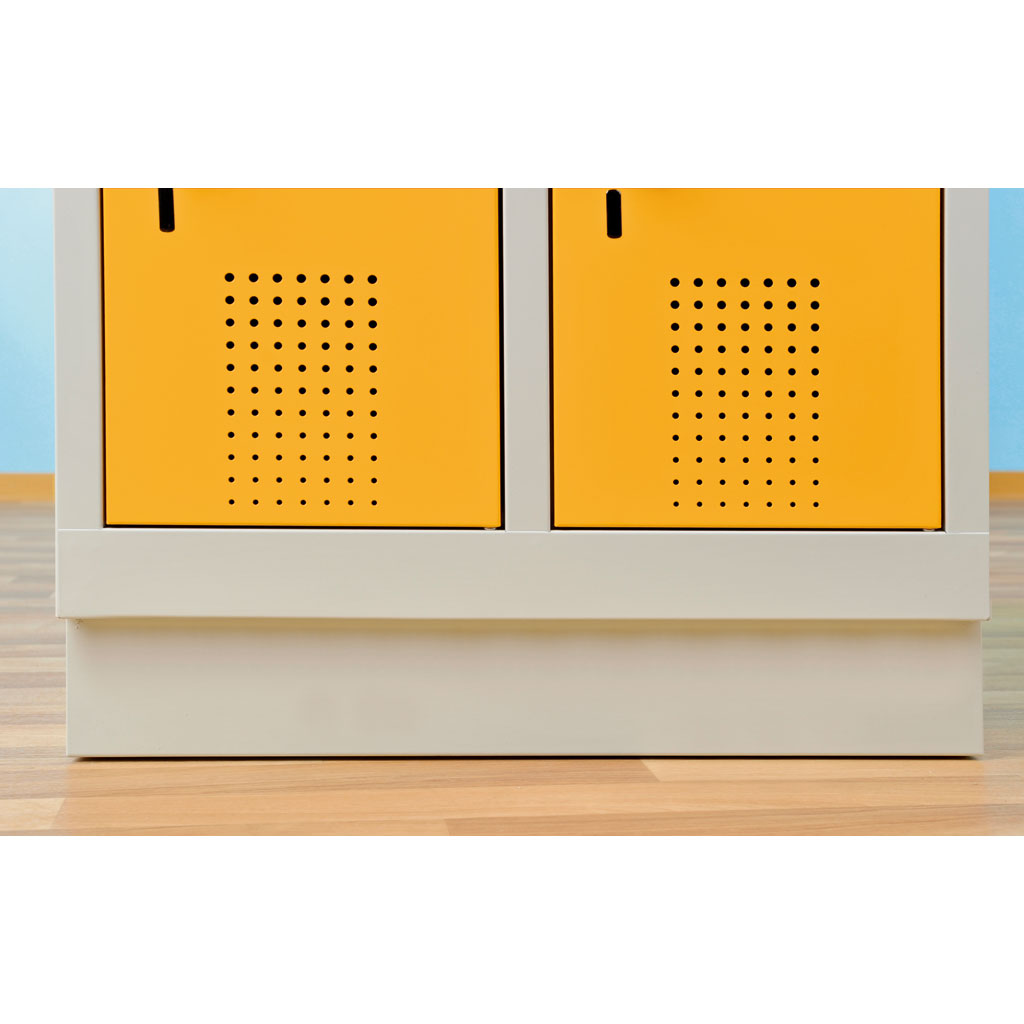 Garderobenschrank, doppelstöckig Garderobenschrank, doppelstöckig