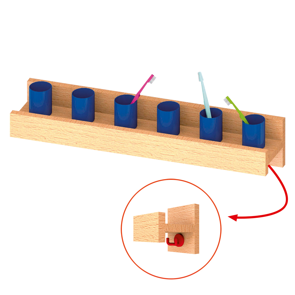 Waschraumleiste-Bild Auf diesem Bild ist das Produkt mit der Art.Nr.: M-44088 zu sehen