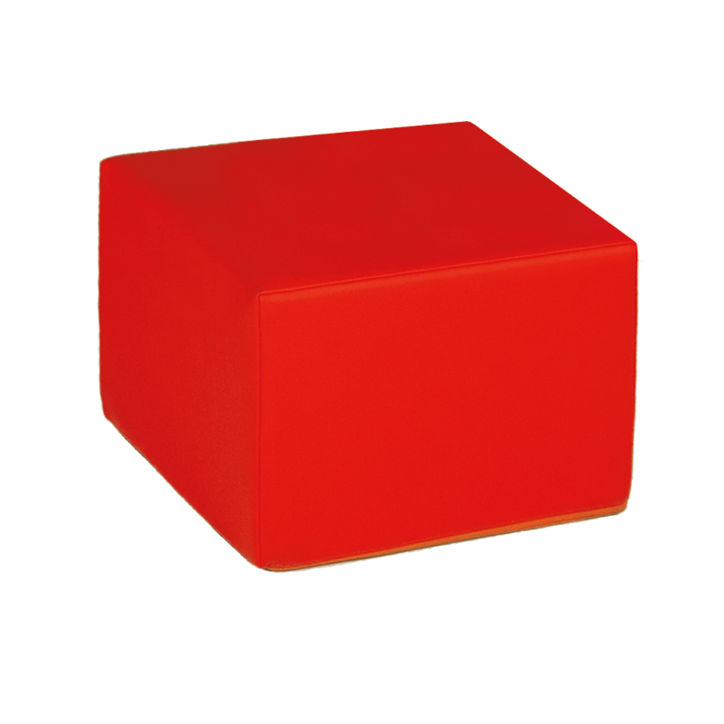 Polsterelement Hocker mit Kunstlederbezug