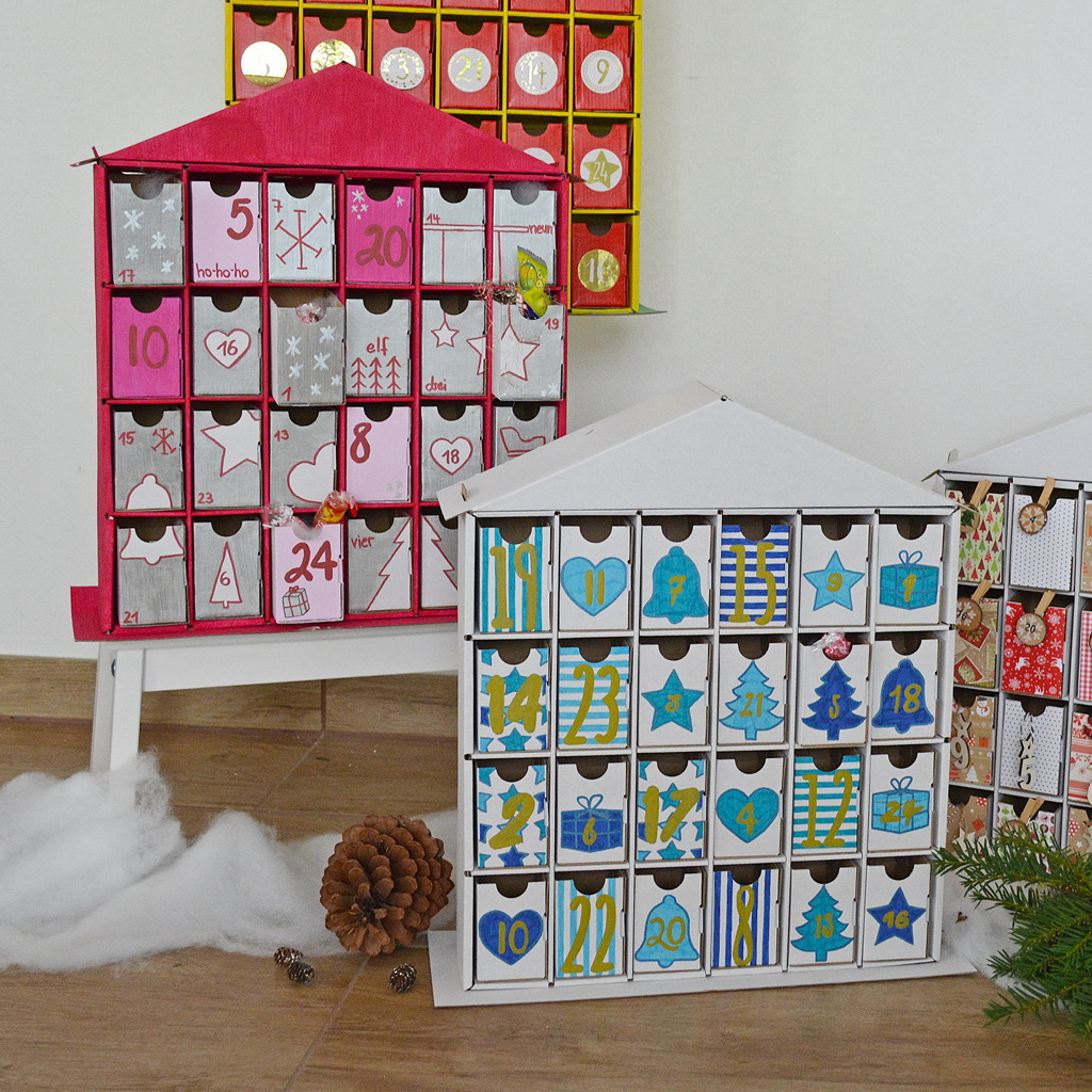 tempkalenderhaus_wiemann_lehrmittel_92689c Weihnachtskalender zum Selbstgestalten, blanko, Karton