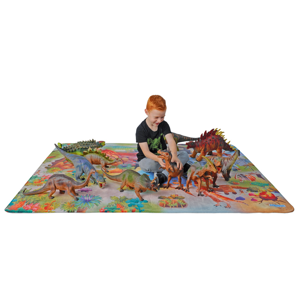 Spielteppich „Super-Soft“ – Dinosaurier-Teppich